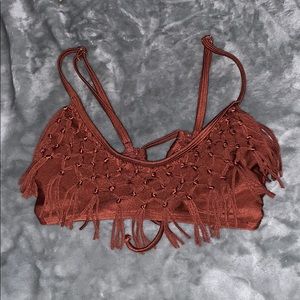 Swim suit top medium